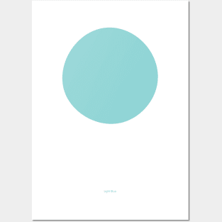 Circular - Crayola Light Blue Posters and Art